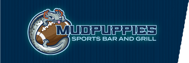 Mudpuppies-logo-on-angled-blue-bamboo-768x256